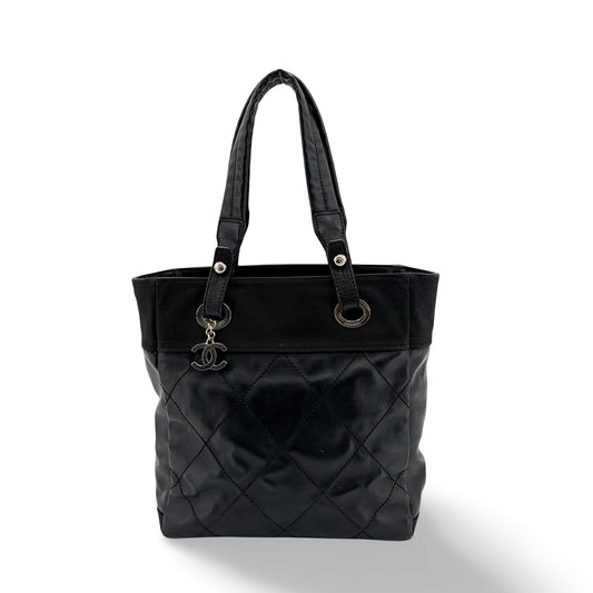 Chanel Biarritz Quilted Coated Canvas Small