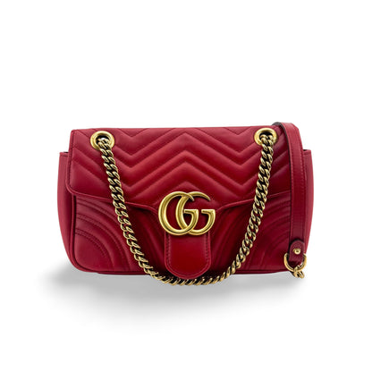 Gucci GG Marmont Flap Matelasse Leather Mini