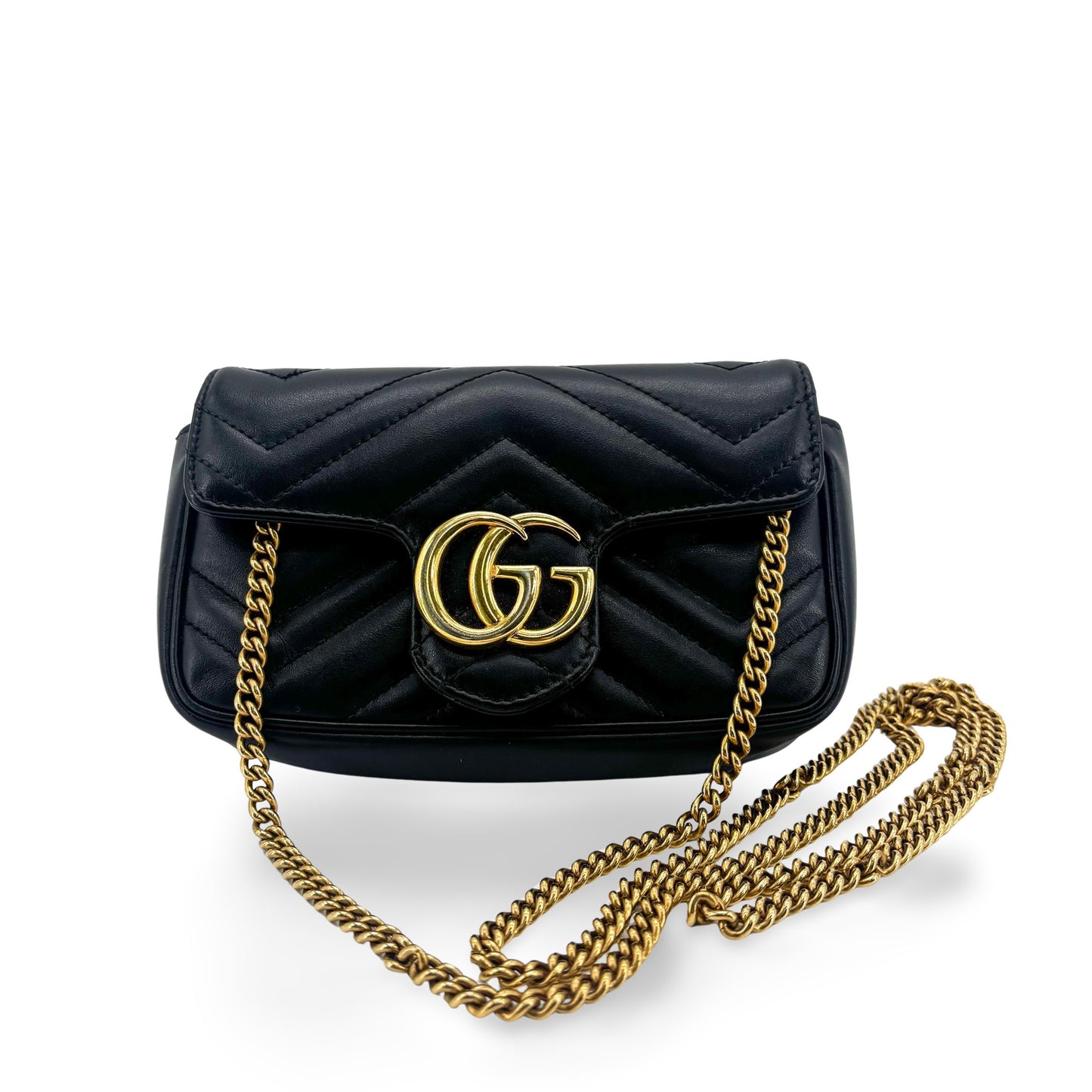 Gucci GG marmont Black leather small