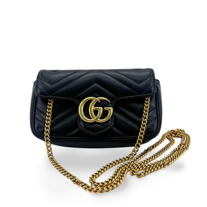 Gucci GG marmont Black leather small