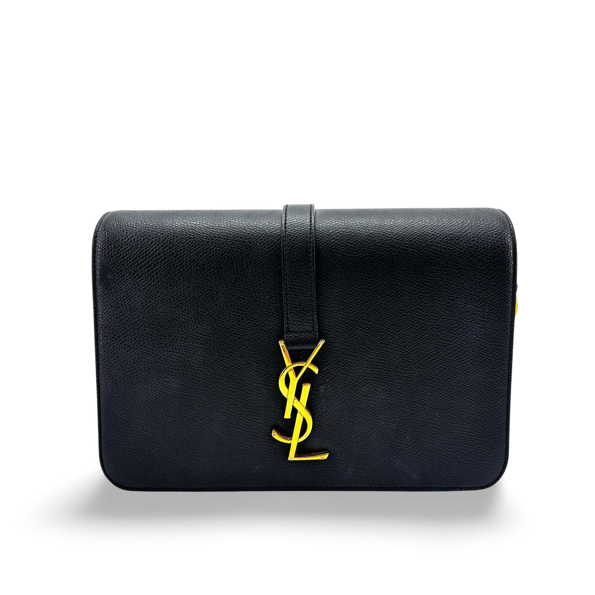 Saint Laurent Classic Monogram Metallic Leather Medium