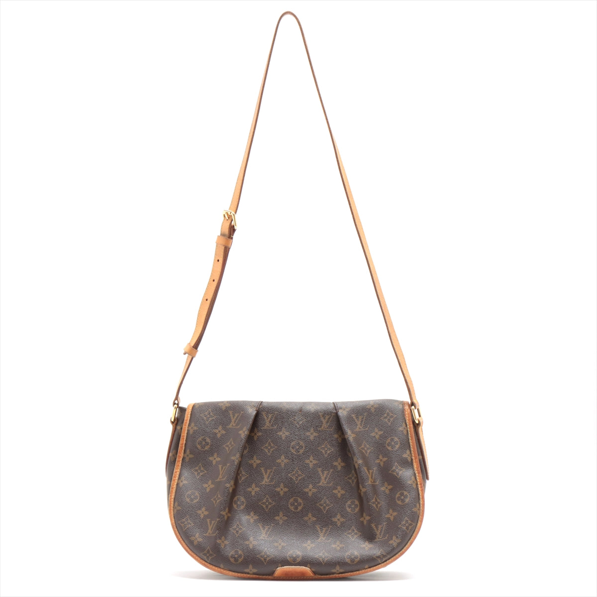 Louis Vuitton Menilmontant Handbag Monogram Canvas MM