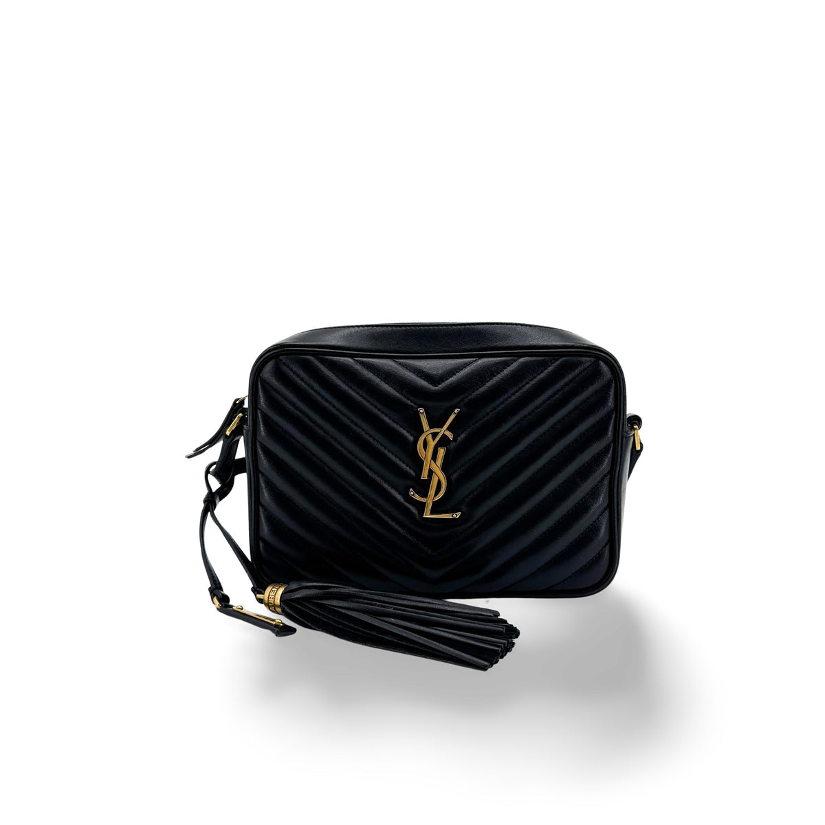 Saint Laurent Lou Camera Matelasse Chevron Velvet Small
