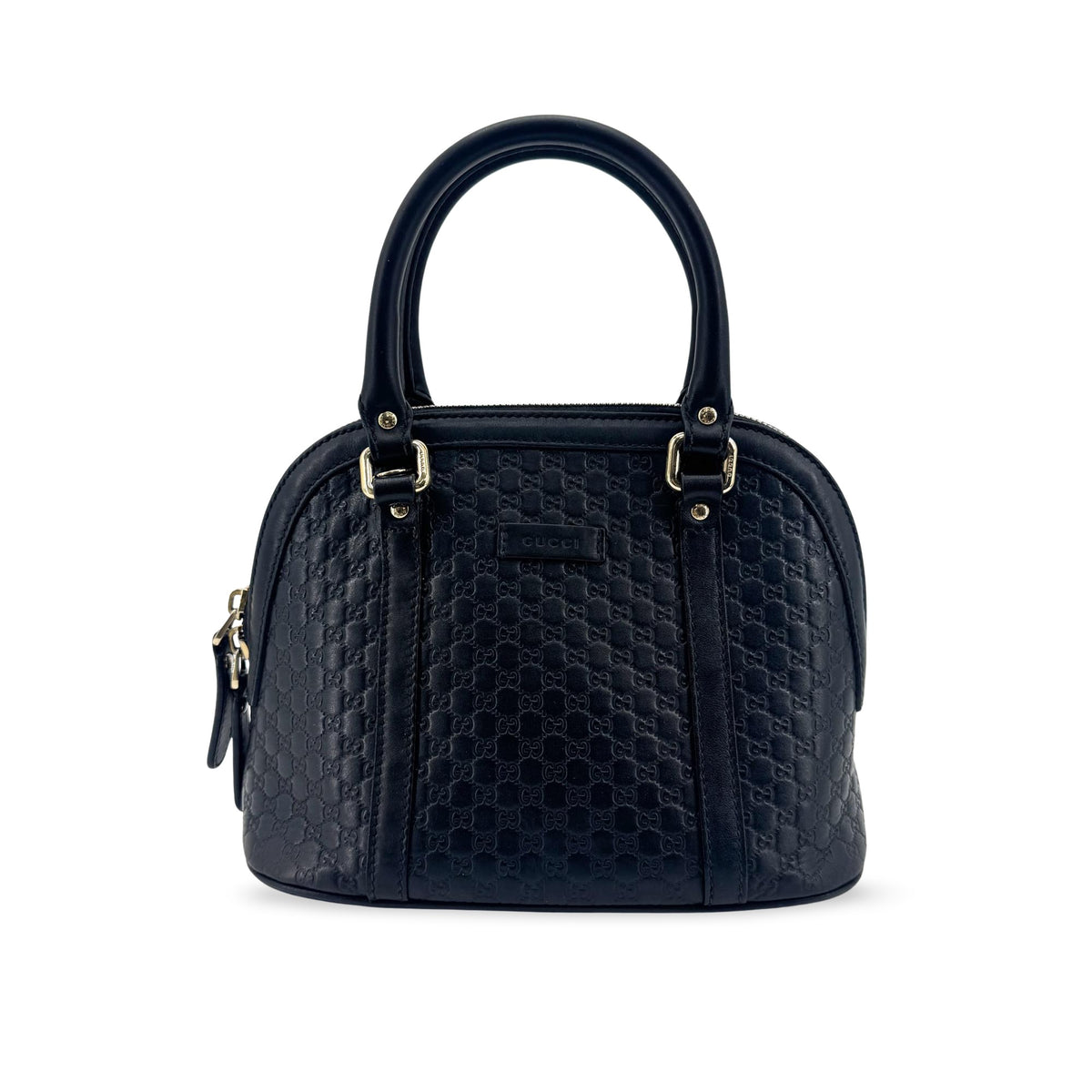 Gucci Convertible Dome Satchel Microguccissima Leather Mini