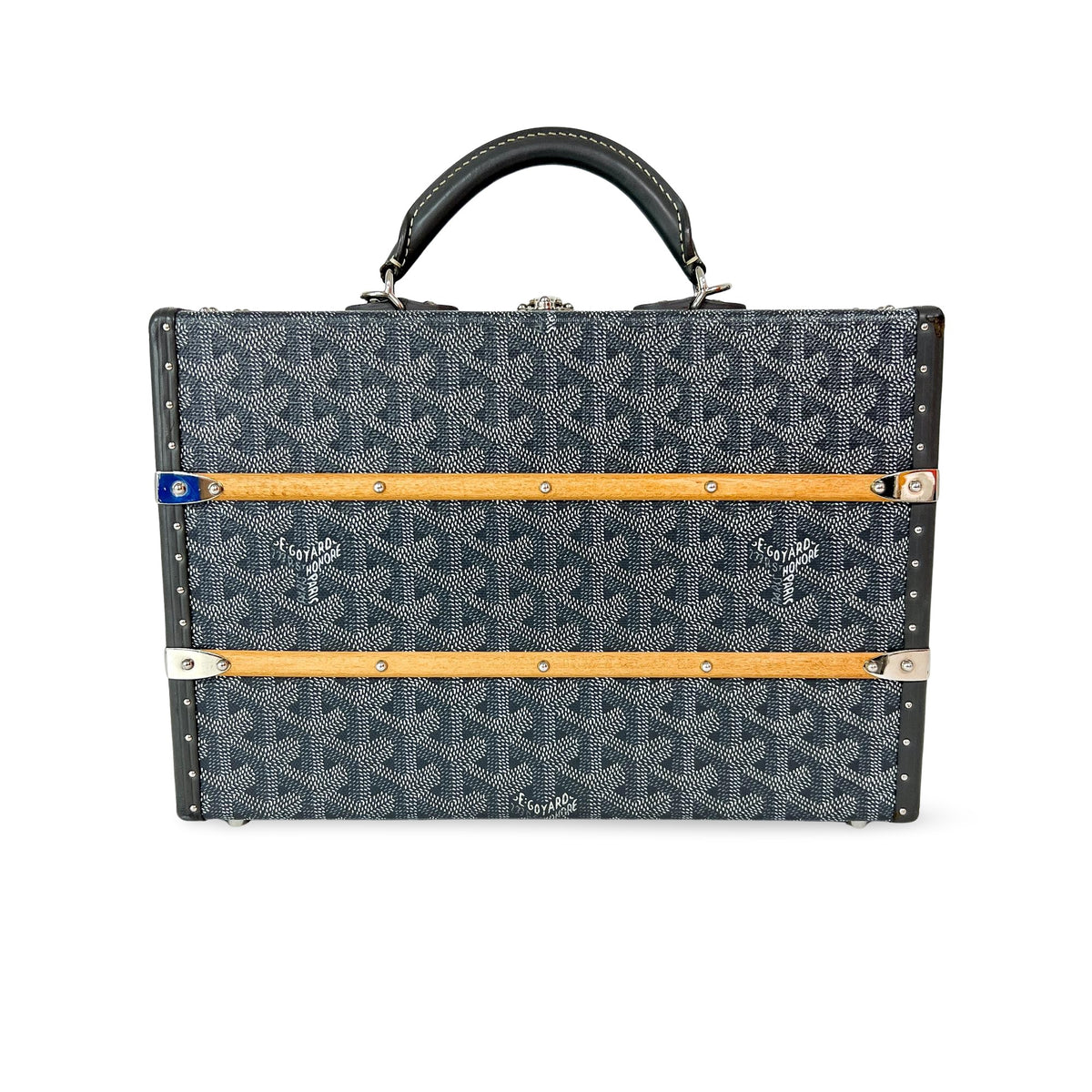 Goyard Grand Hotel Trunk Coated Canvas PM