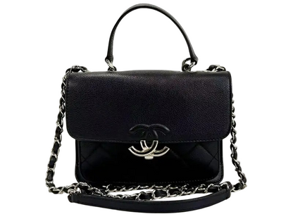 Chanel Vintage Box Flap Quilted Leather medium