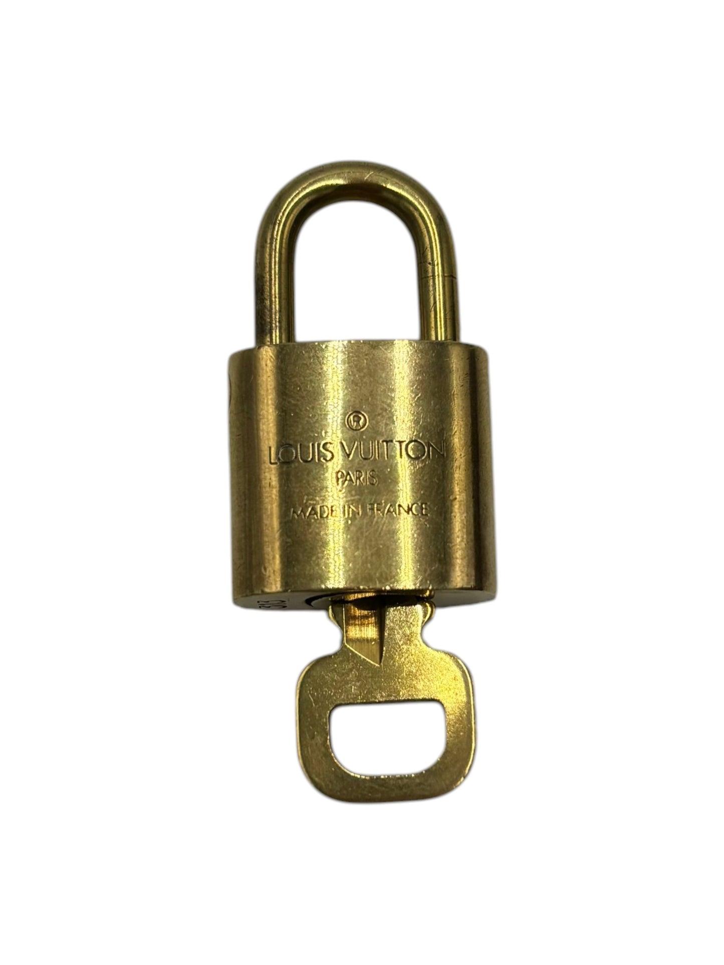 Louis Vuitton Padlock and Key Logo Cufflinks Metal Product Image