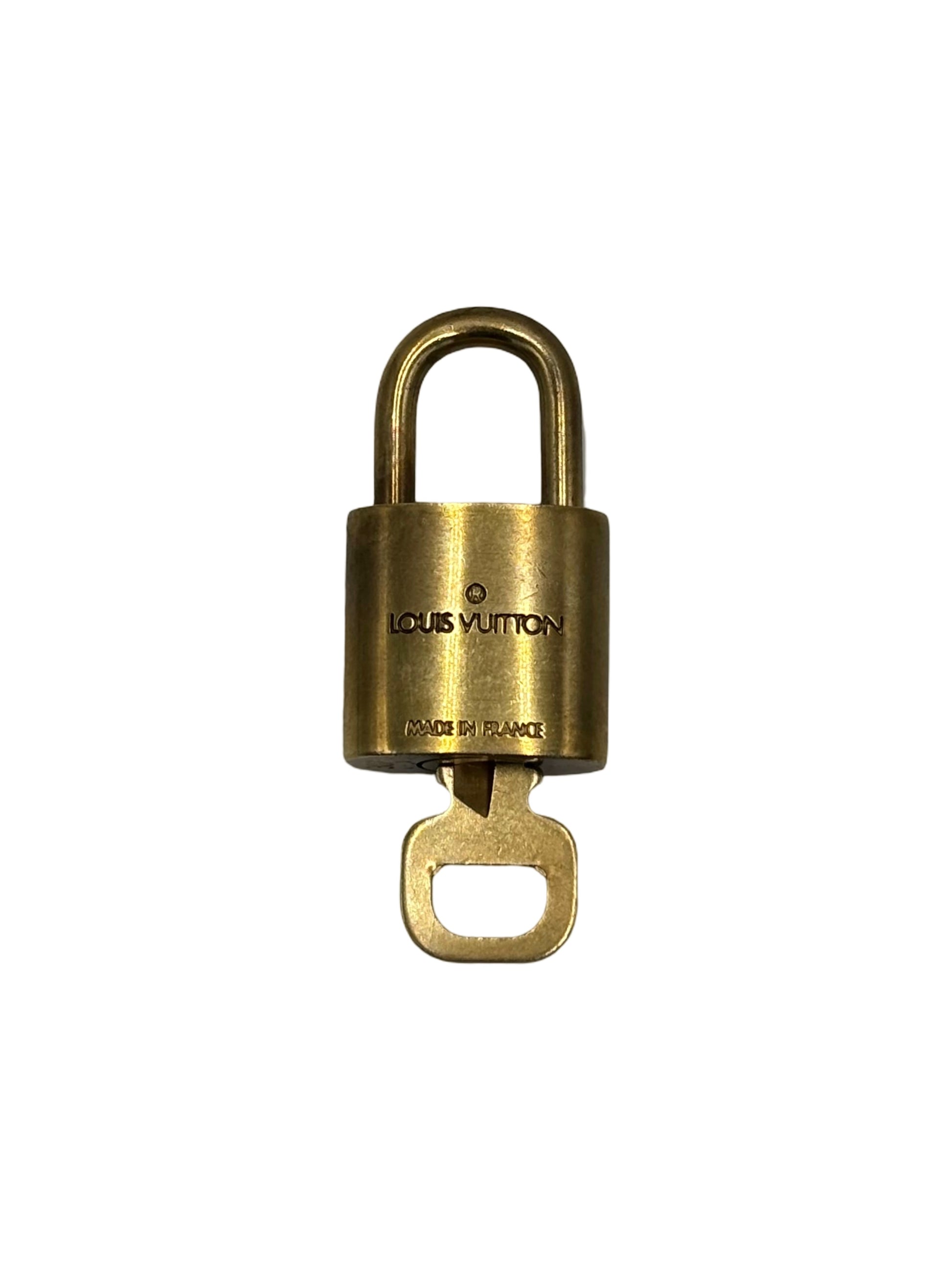 Louis Vuitton Padlock and Key Logo Metal medium