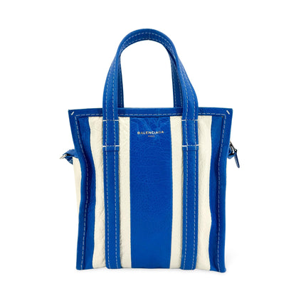 Balenciaga Bazar Striped Leather XXS