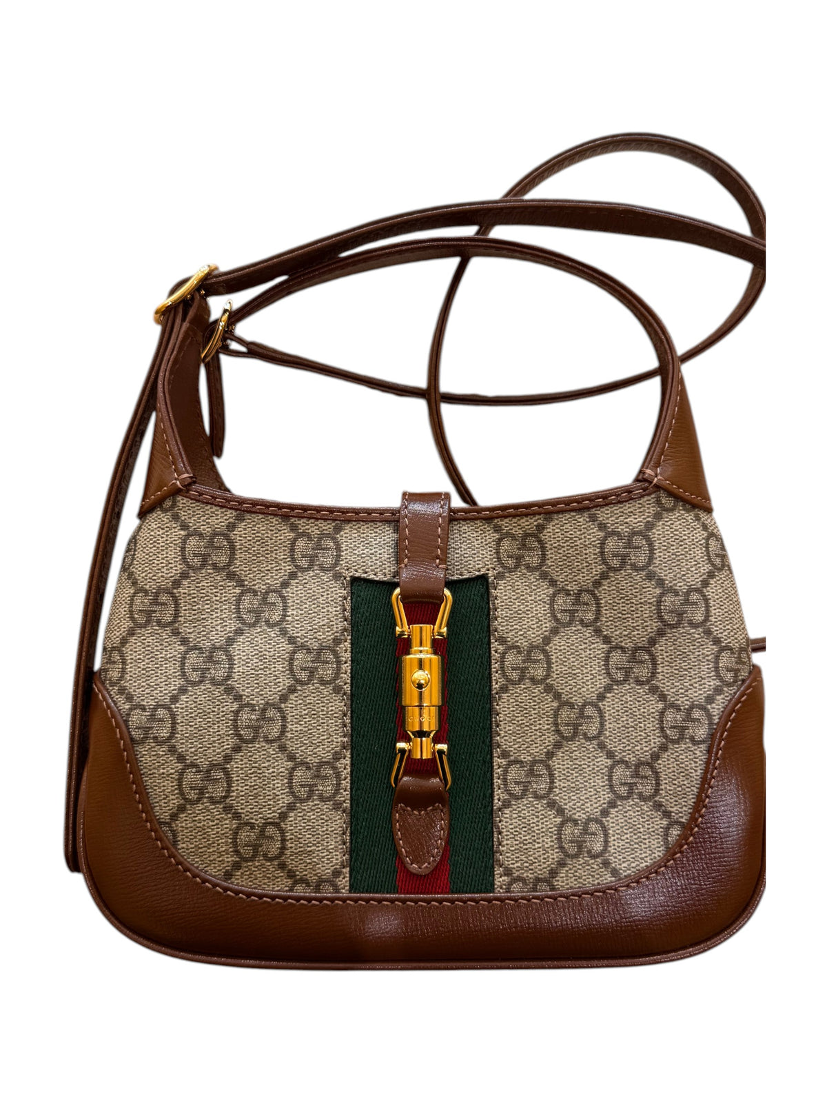 Gucci Jackie 1961 Hobo GG Coated Canvas Small