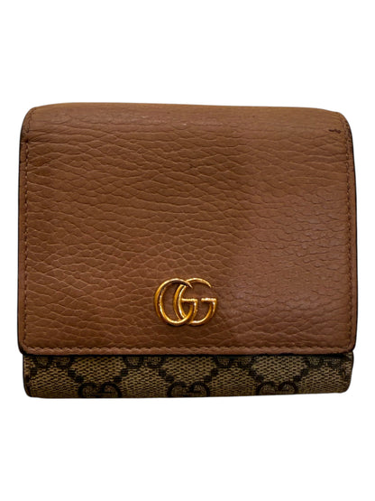 Gucci GG Marmont Card Case GG Coated Canvas with Leather Product Image