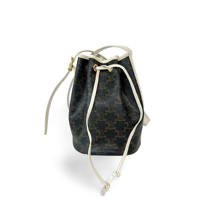 Celine Triomphe Drawstring Bucket Leather Product Image