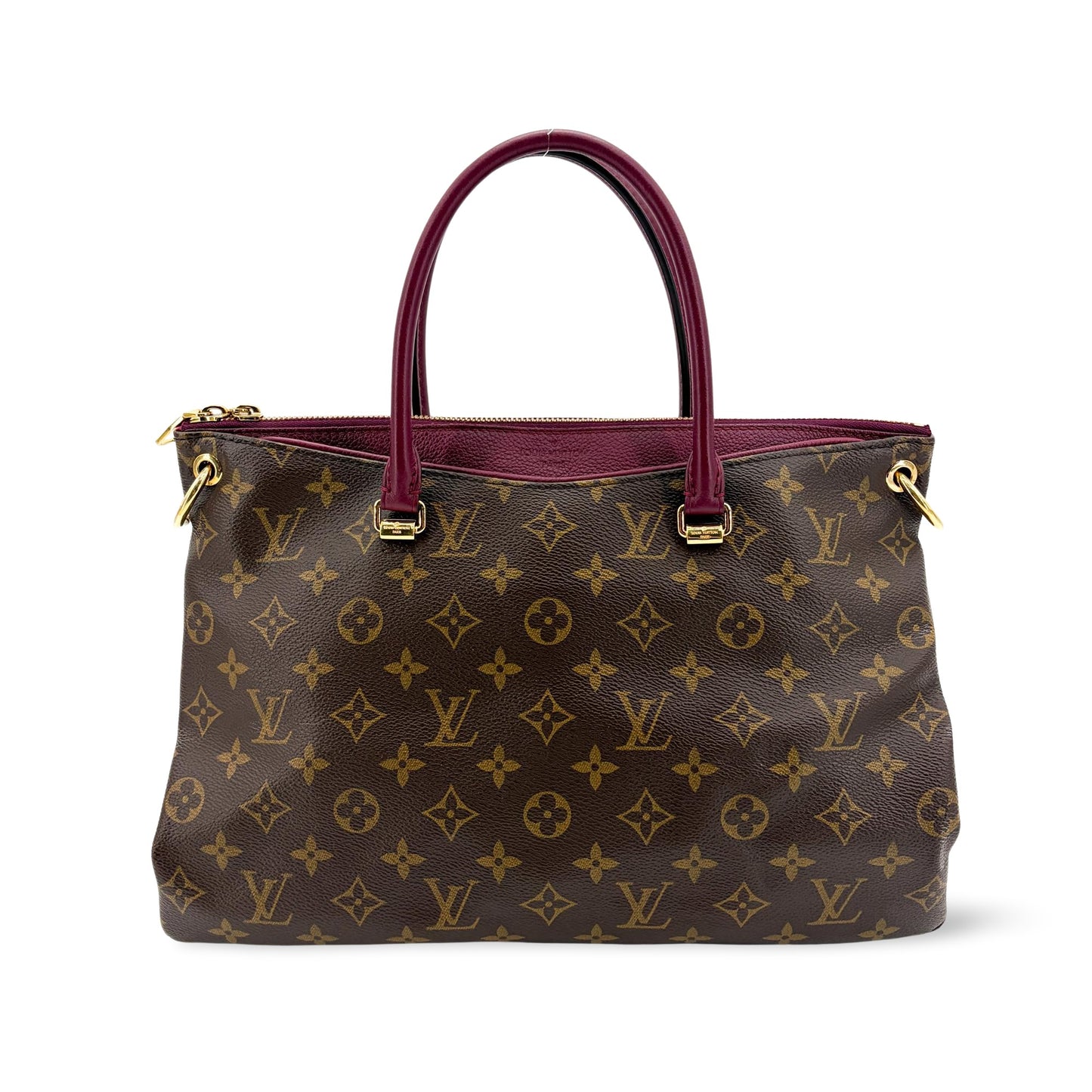 Louis Vuitton Pallas Tote Monogram Canvas with Leather MM