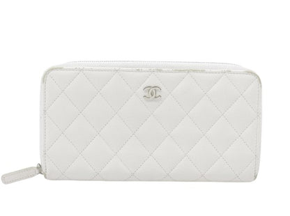 Chanel Trifold Flap Quilted Caviar Small