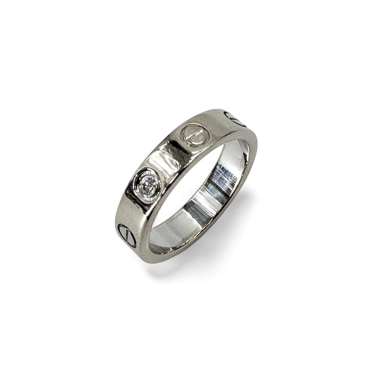Cartier Love 3 Diamonds Band 18K White Gold with Diamond Product Image
