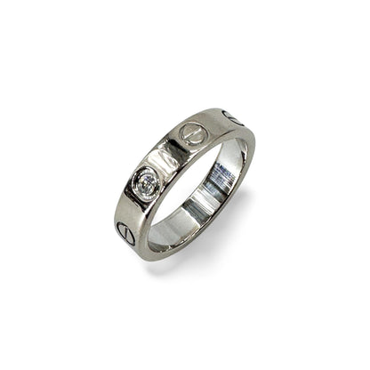 Cartier Love 3 Diamonds Band 18K White Gold with Diamond Product Image