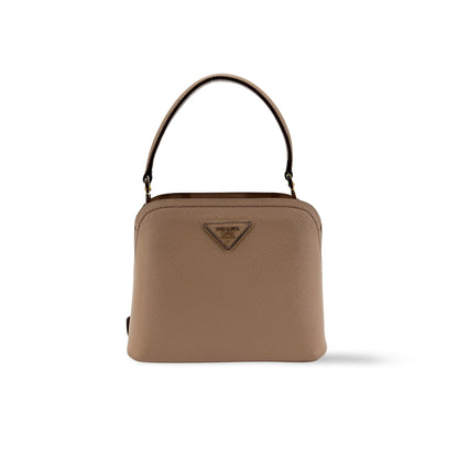 Prada Matinee Top Handle Saffiano Leather Micro