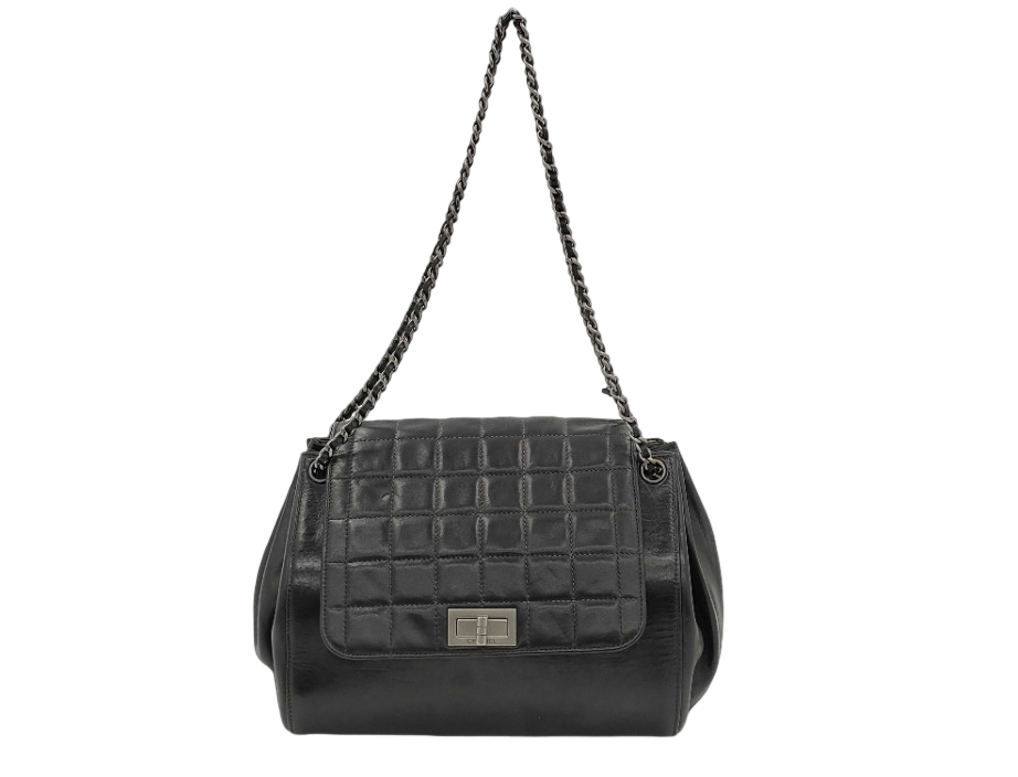 Chanel Chocolate Bar Mademoiselle Quilted Lambskin Medium