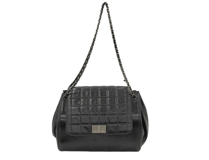 Chanel Chocolate Bar Mademoiselle Quilted Lambskin Medium