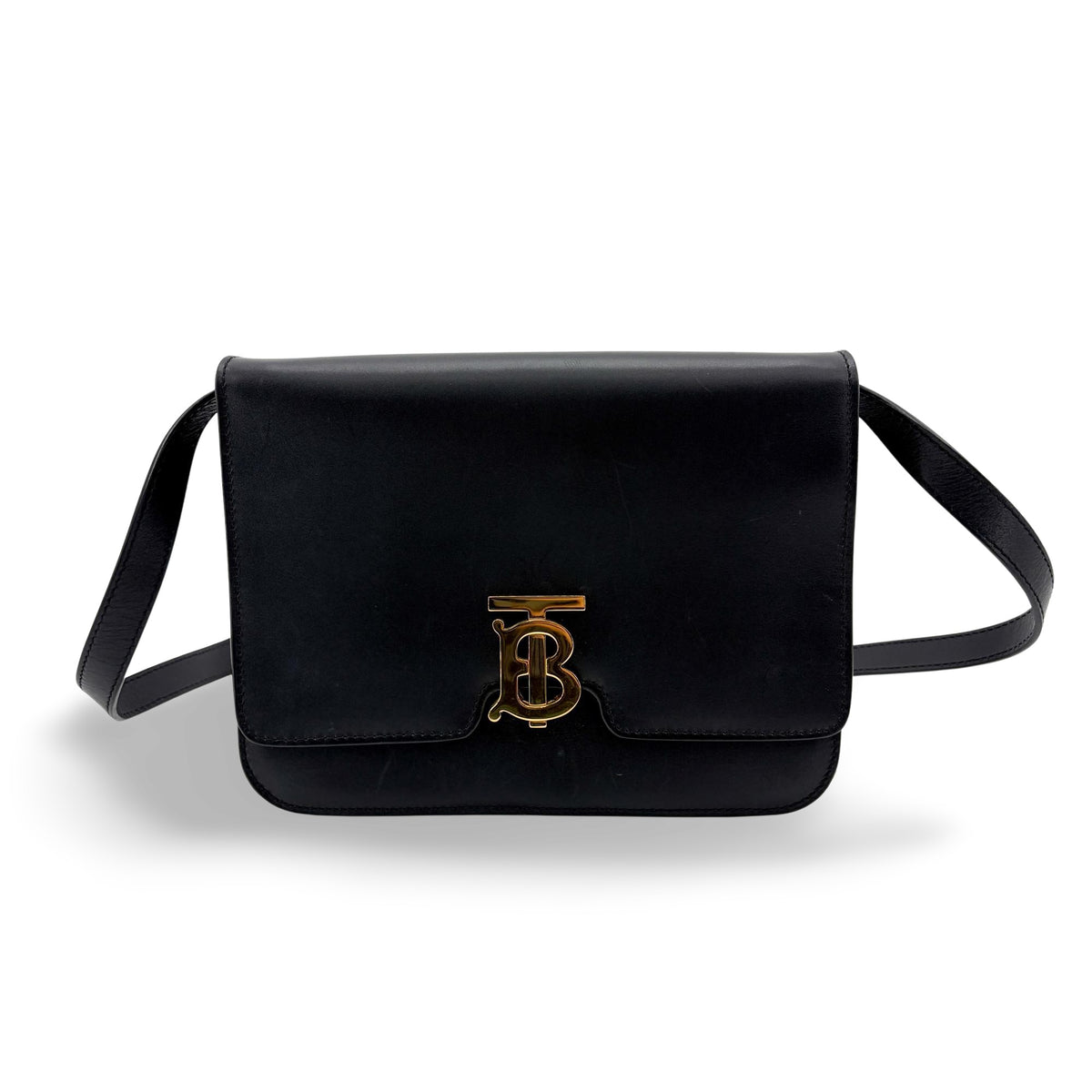 Burberry TB Shoulder Bag Leather Small