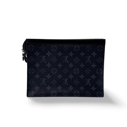 Louis Vuitton Pochette Voyage Monogram Eclipse Canvas MM