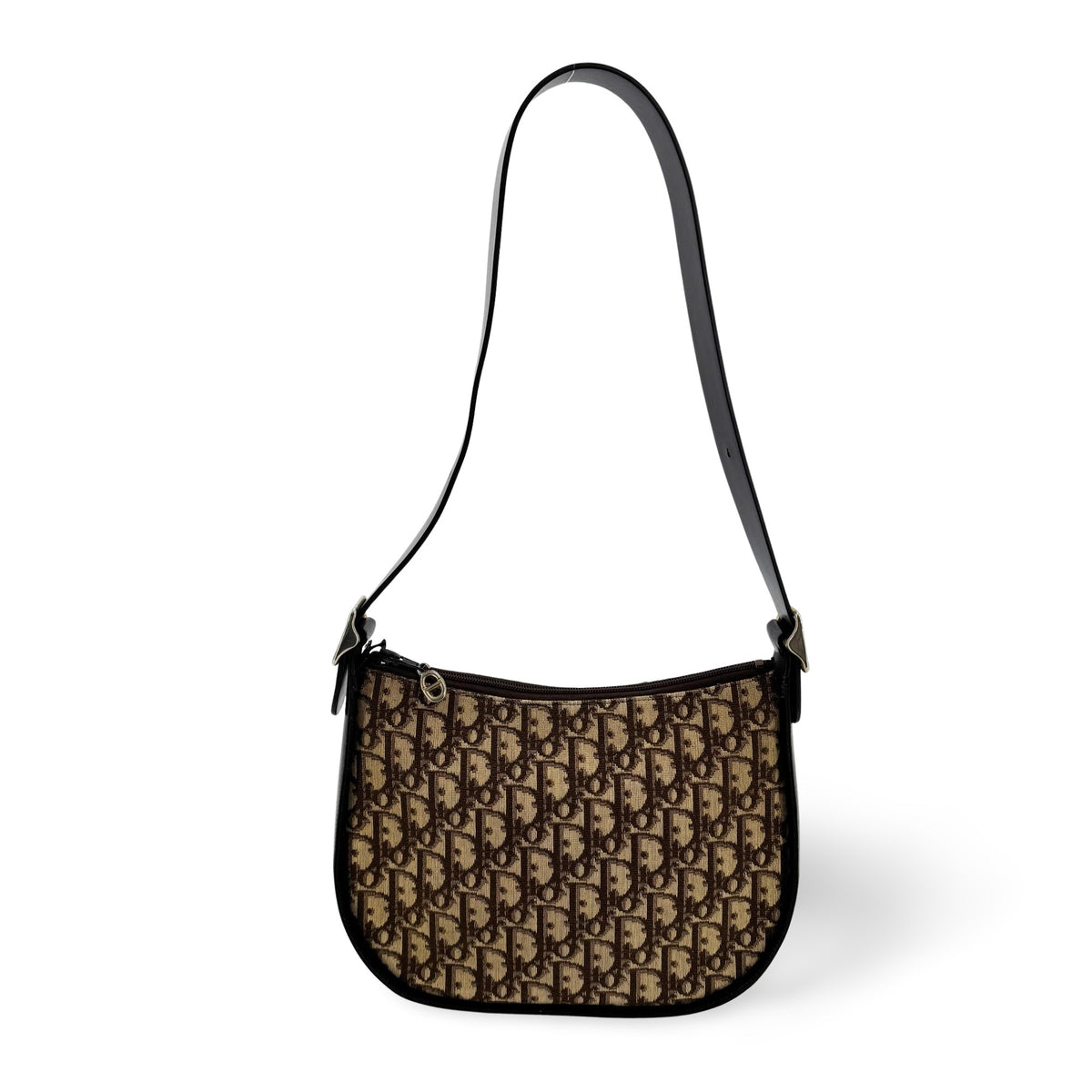Christian Dior Vintage Trotter Pochette Diorissimo Canvas Small