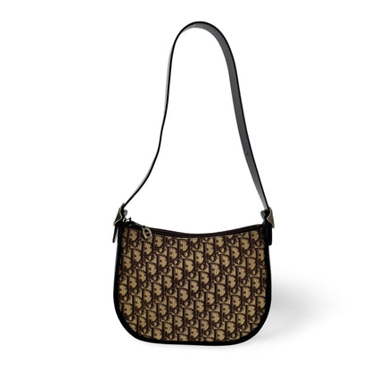 Christian Dior Vintage Trotter Pochette Diorissimo Canvas Small