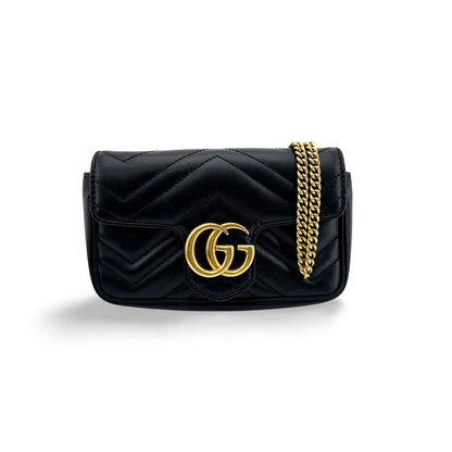 Gucci GG Marmont Flap Matelasse Leather Super Mini