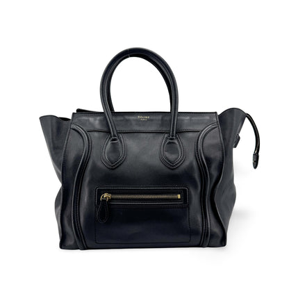 Celine Luggage Embossed Leather Micro