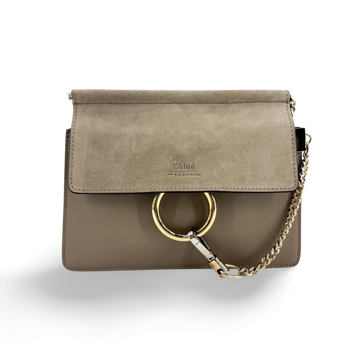 Chloe Faye Clutch Leather and Suede Product Image