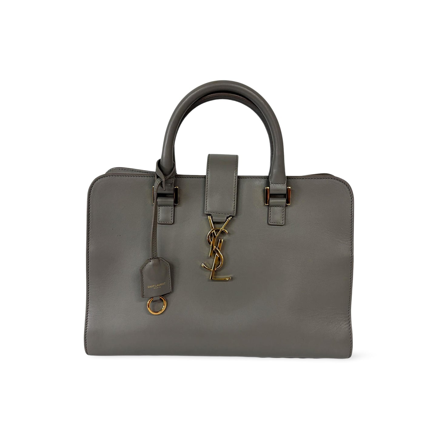 Saint Laurent Convertible Monogram Cabas Leather Medium