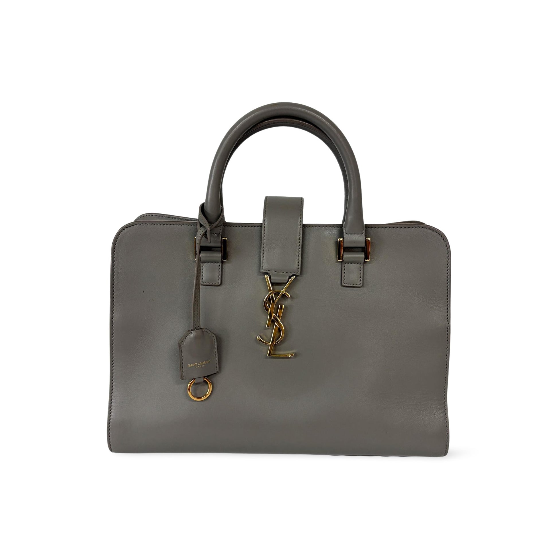 Saint Laurent Convertible Monogram Cabas Leather Medium
