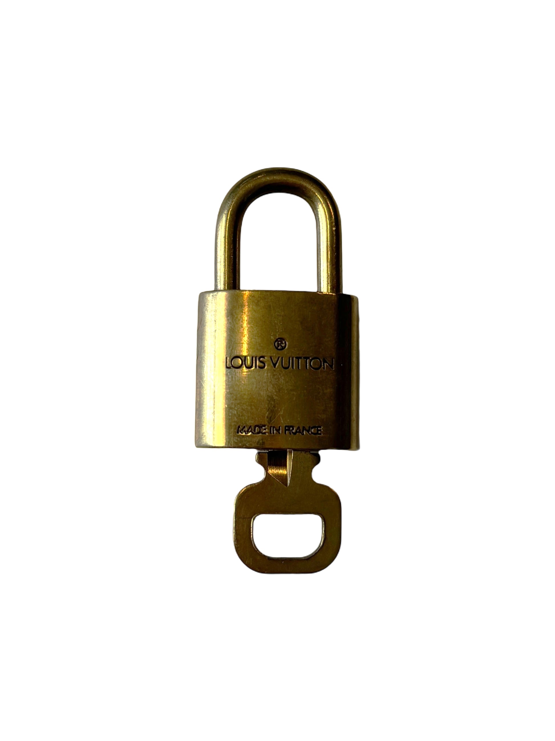 Louis Vuitton Padlock and Key Logo Metal medium