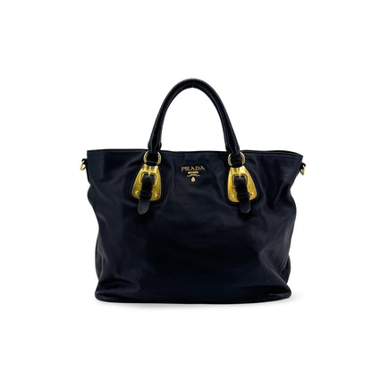 Prada Convertible Buckle Soft Calf Medium
