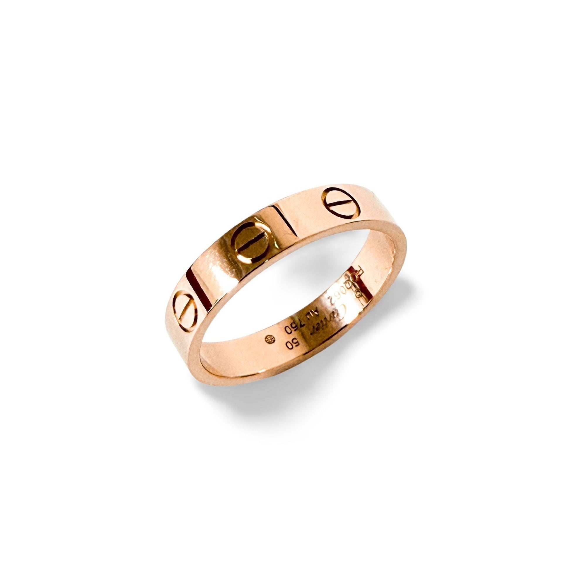 Cartier Love Band Ring 18K Rose Gold Product Image