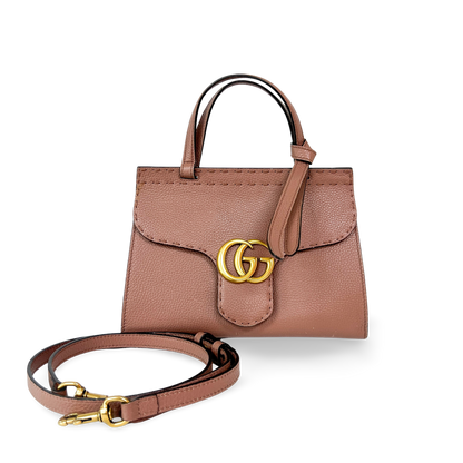 Gucci GG Marmont Zip Matelasse Leather Large