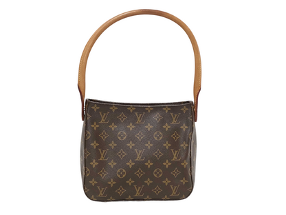 Louis Vuitton Monogram Looping Handbag Monogram Canvas Mini