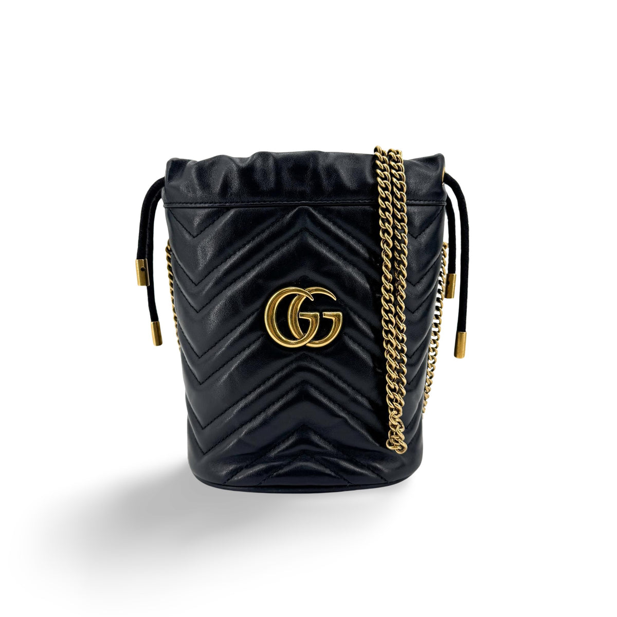 Gucci GG Marmont Bucket Matelasse Leather Mini