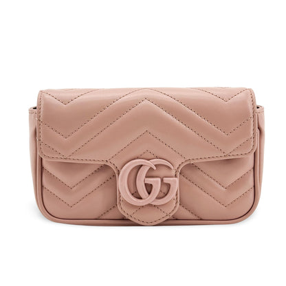 Gucci GG Marmont Flap Matelasse Leather Mini