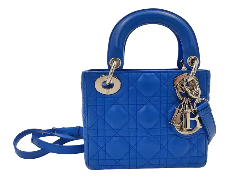 Christian Dior Vintage Lady Dior Leather Mini