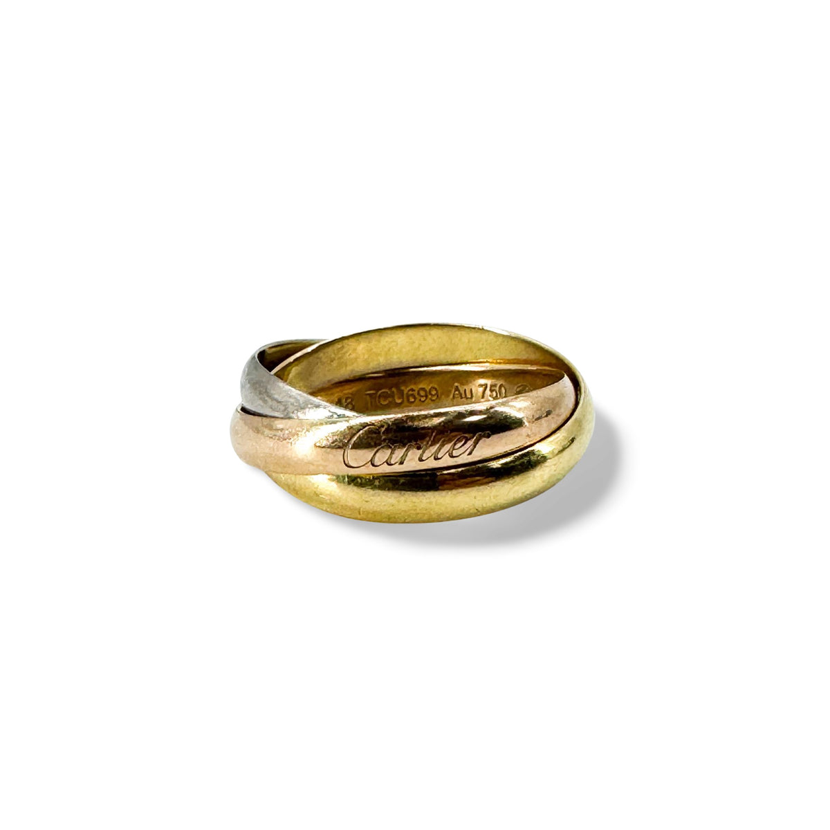 Cartier Trinity 18K Tricolor Gold Small