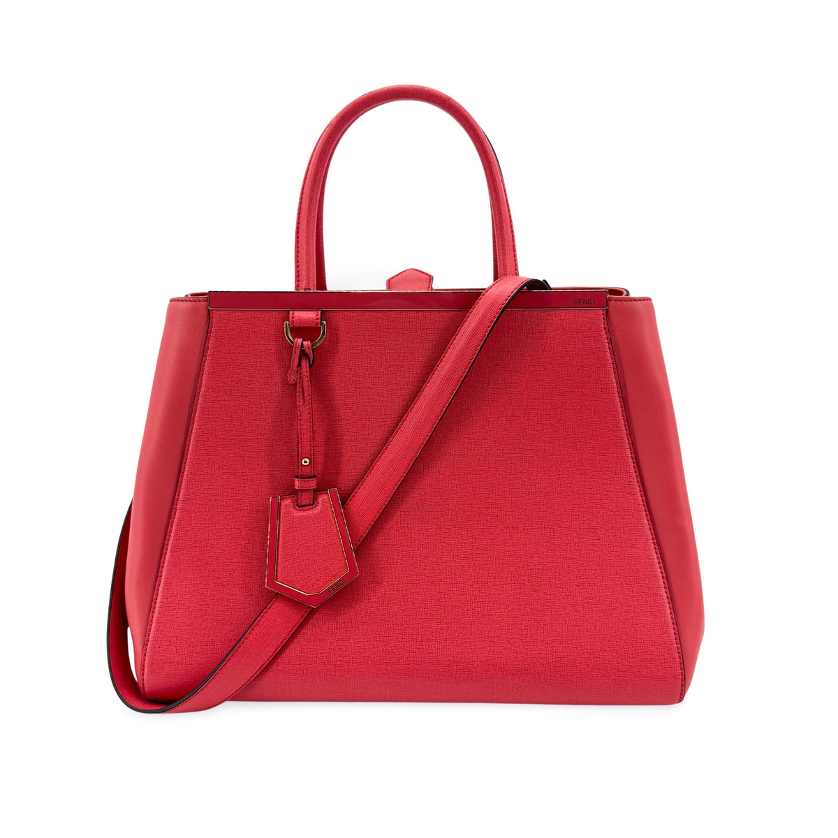 Fendi 2Jours Leather Medium