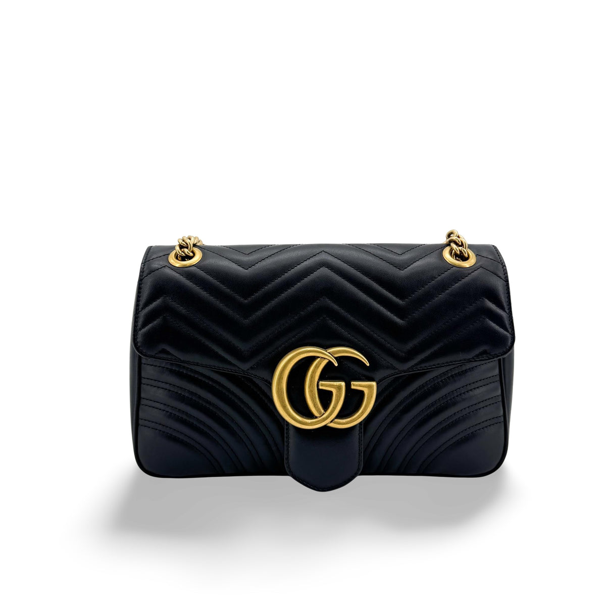 Gucci GG Marmont Flap Matelasse Leather Medium