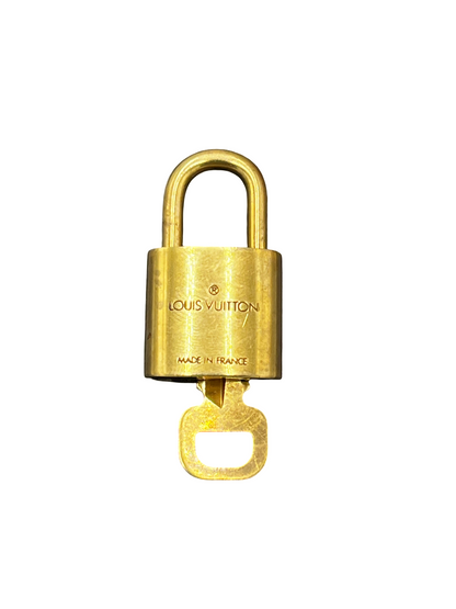 Louis Vuitton Padlock and Key Logo Metal medium