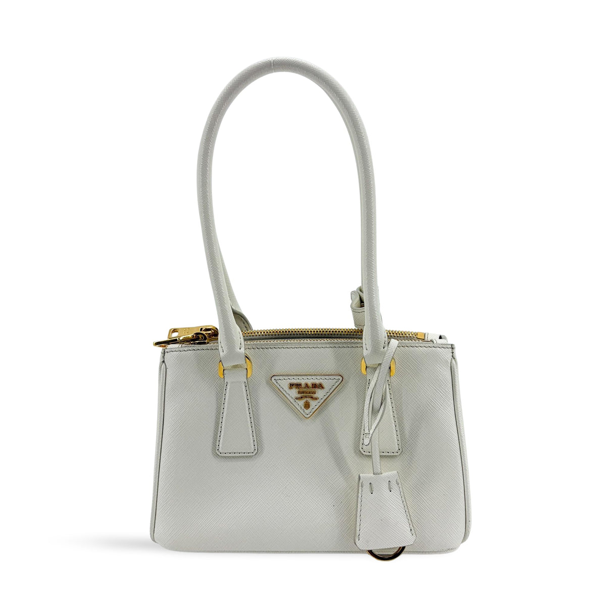 Prada Galleria Double Zip Saffiano Leather Mini
