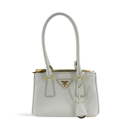 Prada Galleria Double Zip Saffiano Leather Mini