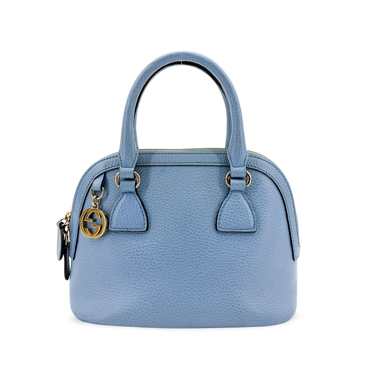 Gucci Convertible Dome Satchel Leather Mini