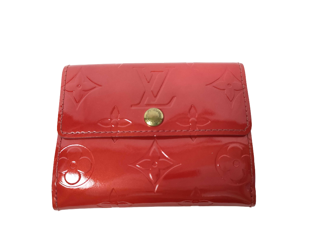 Louis Vuitton Flap Card Case Patent leather mini