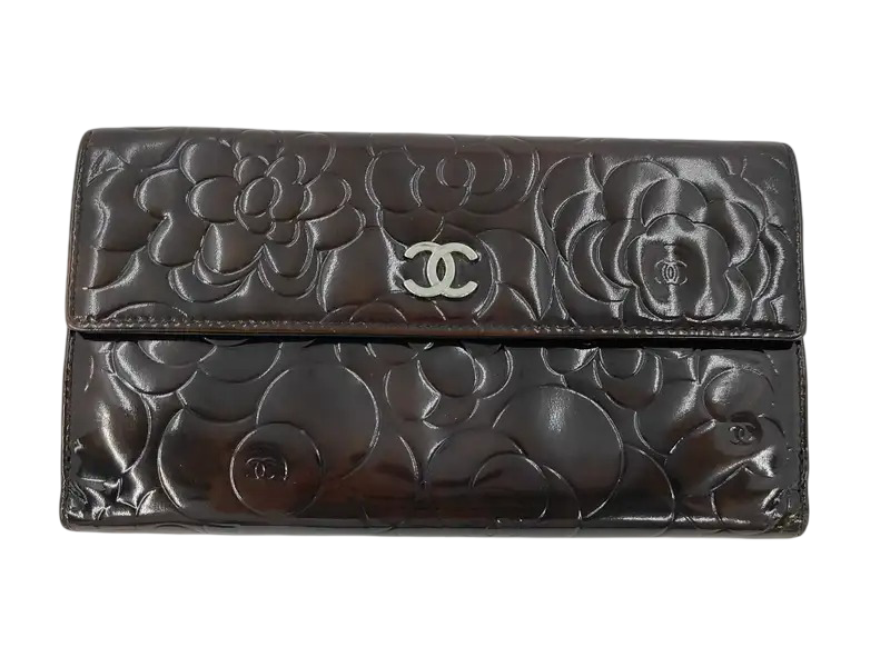 Chanel Camellia Flap Organizer Camellia Lambskin medium