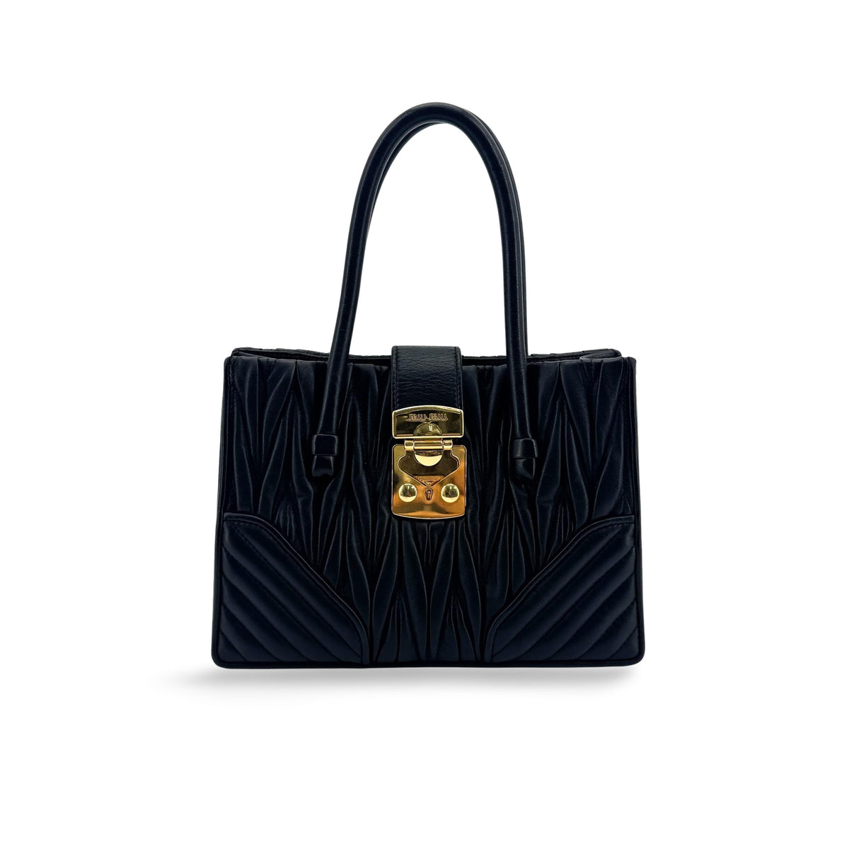 Miu Miu Confidential Matelasse Leather Product Image